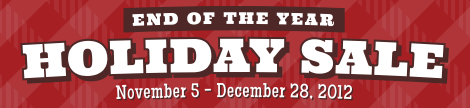 Holiday Sale header