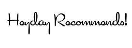 Heyday Recommends