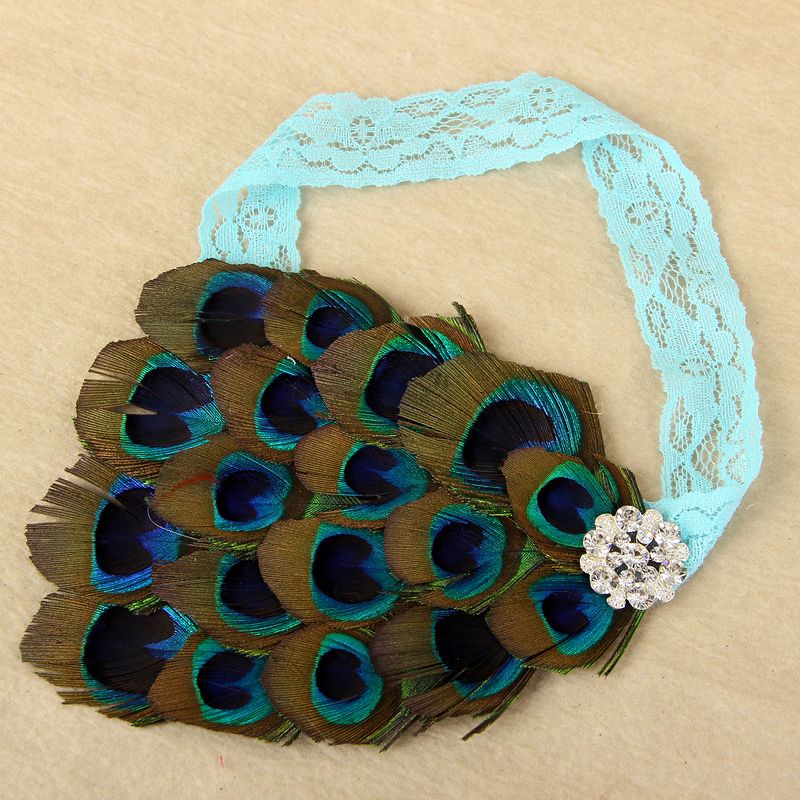 baby headband peacock feather silk flower and bow or baby children flower feather headband hairband baby headband peacock feather silk flower and bow or baby children flower feather headband hairband