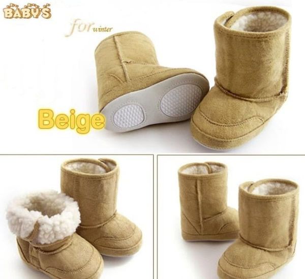 Newborn Bebe Infant Baby Boys Girls Kids First Shoes Children Snow ...