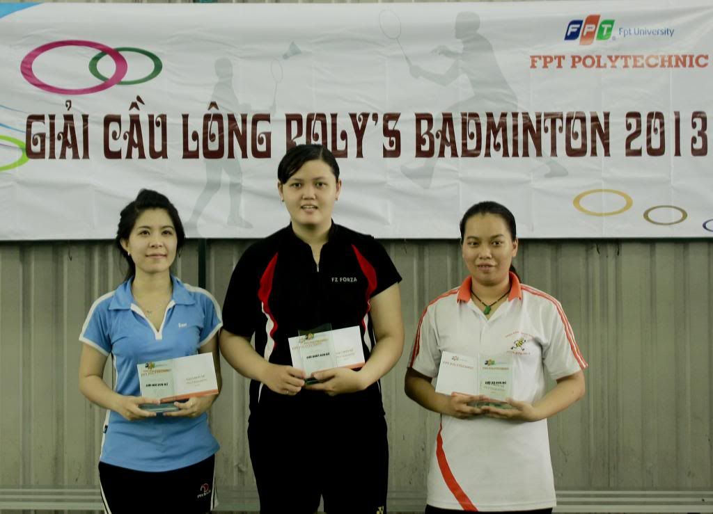 Giải Đơn nữ "Poly's Badminton 2013", FPT Mạng cá cược bóng đá
 Hồ Chí Minh