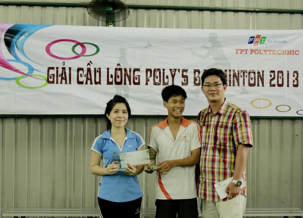 Giải ba của "Poly's Badminton 2013", Cao đẳng thực hành FPT Mạng cá cược bóng đá
