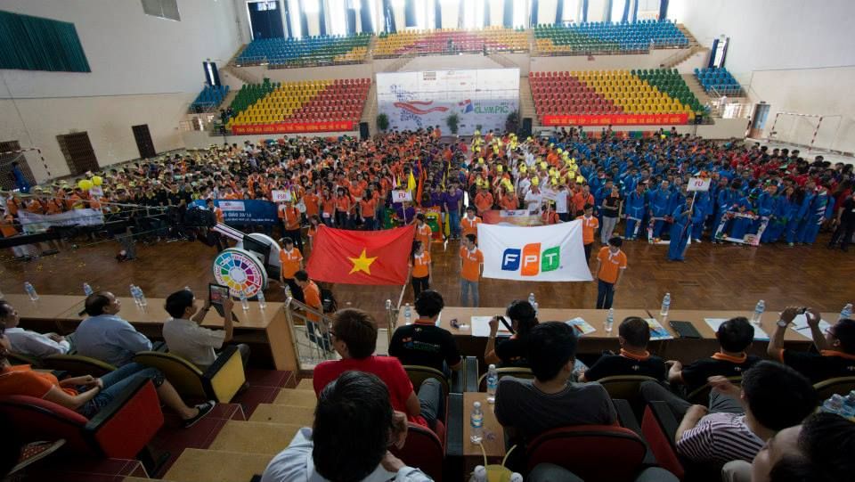 Sinh viên Cao đẳng thực hành FPT Mạng cá cược bóng đá
 tham dự Hội thao Elympic 2013.