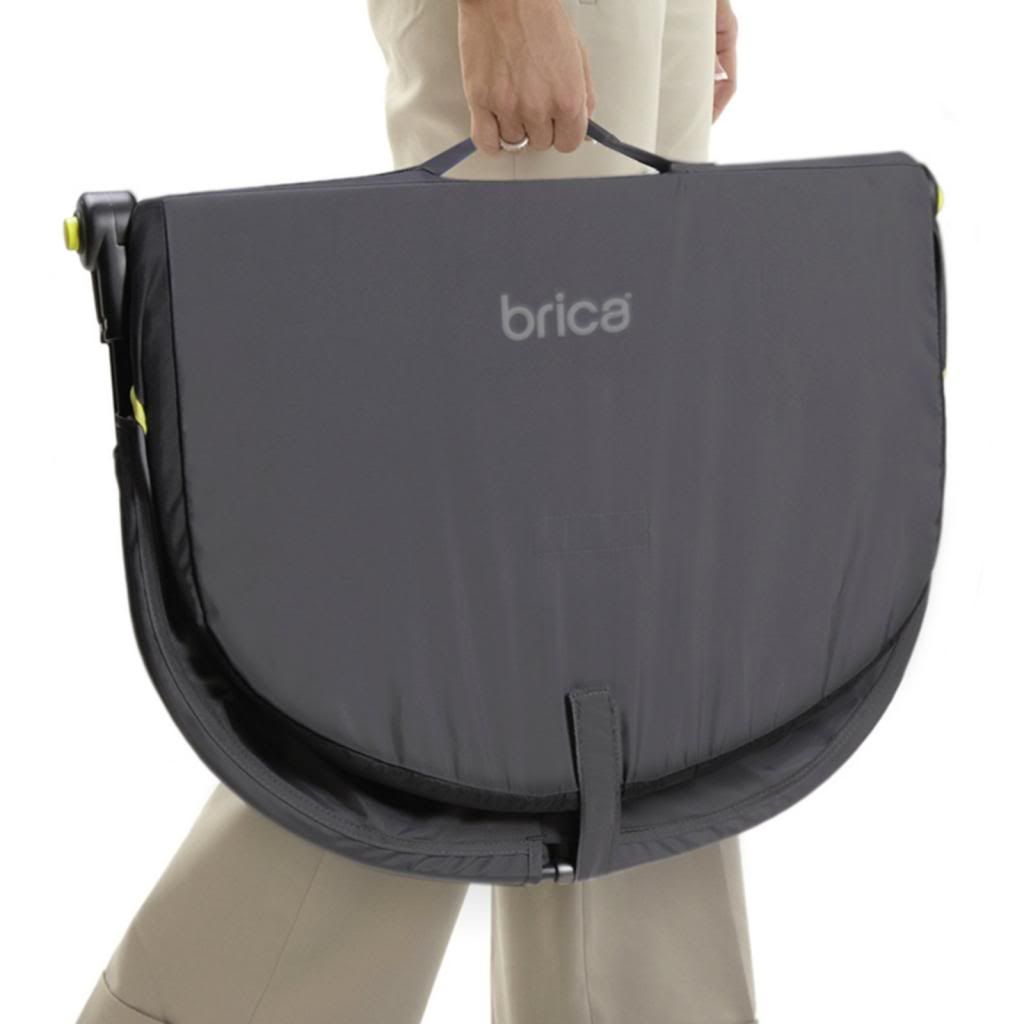 Brica Portable Folding Travel Baby Bed On The Go Infant Cot