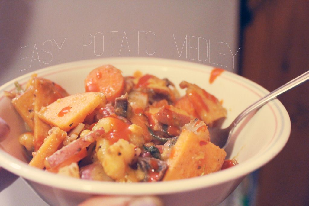 We Live Upstairs Easy potato Medley Recipe