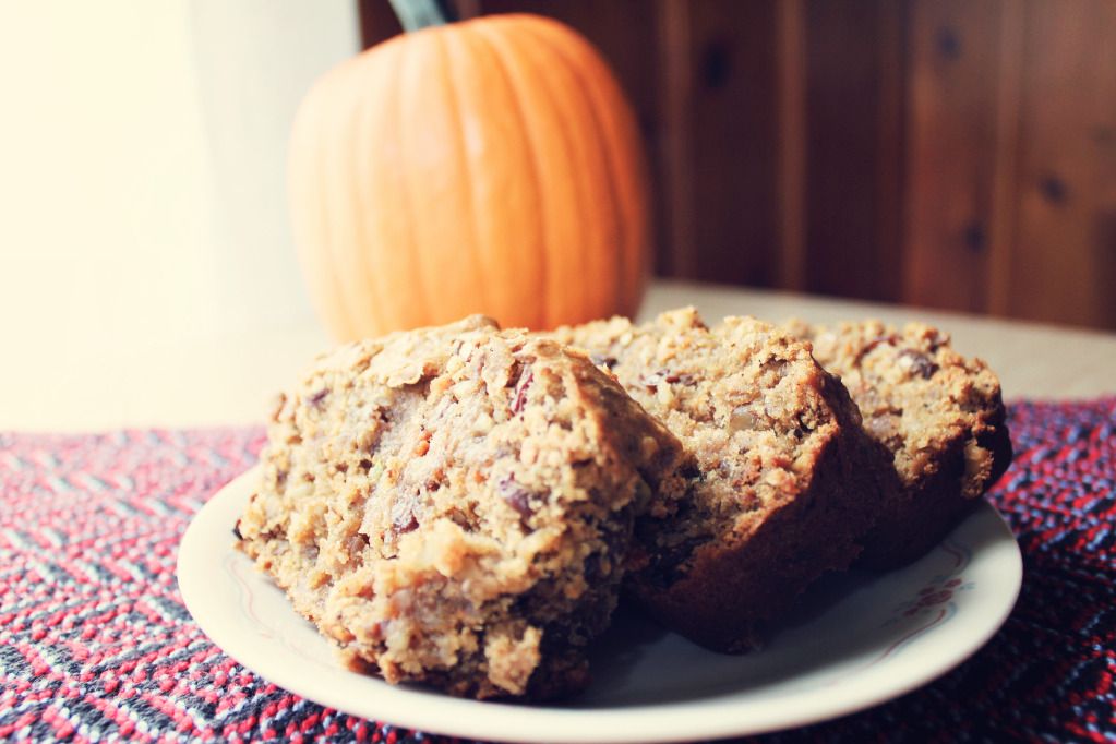 We Live Upstairs Vegan Walnut & Raisin zucchini bread recipe