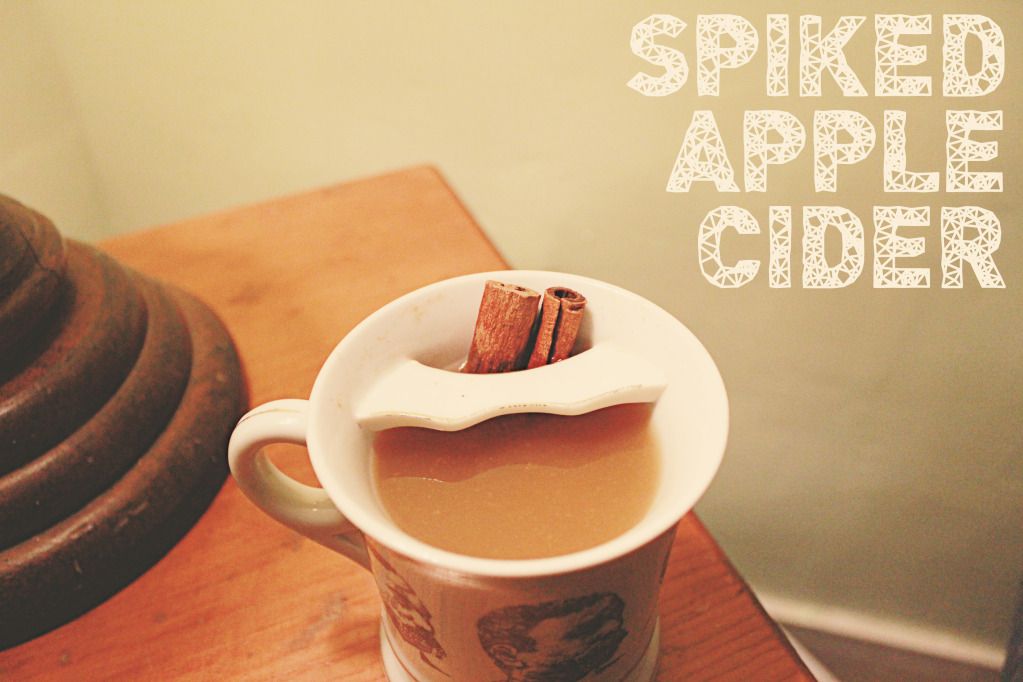 We Live Upstairs Spiked Apple Cider Recipe