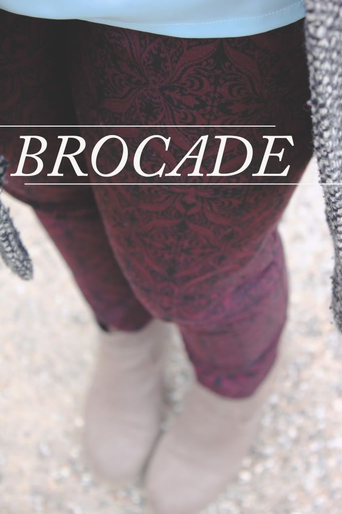 We Live Upstairs Brocade Outfit