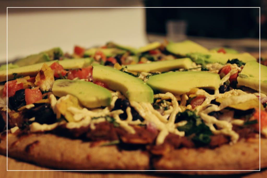 We Live Upstairs Accidental Goodness: Vegan Taco Pizza Recipe