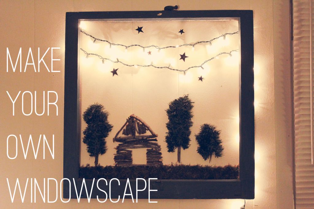 We Live Upstairs Make Your Own Windowscape DIY