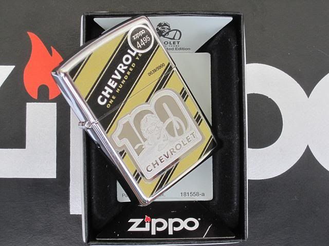 Encendedor Zippo Chevrolet 100 Aniversario Edicion Limitada