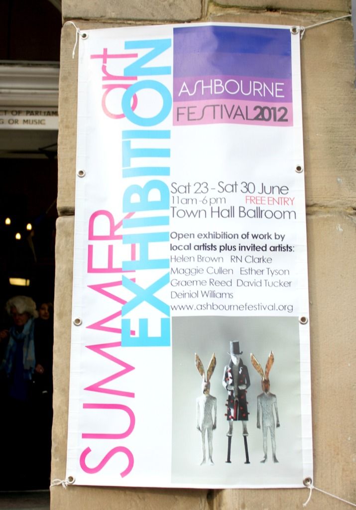 R N Clarke Ashbourne Arts Festival Exhibition Summer 2012 Townhall Ballroom