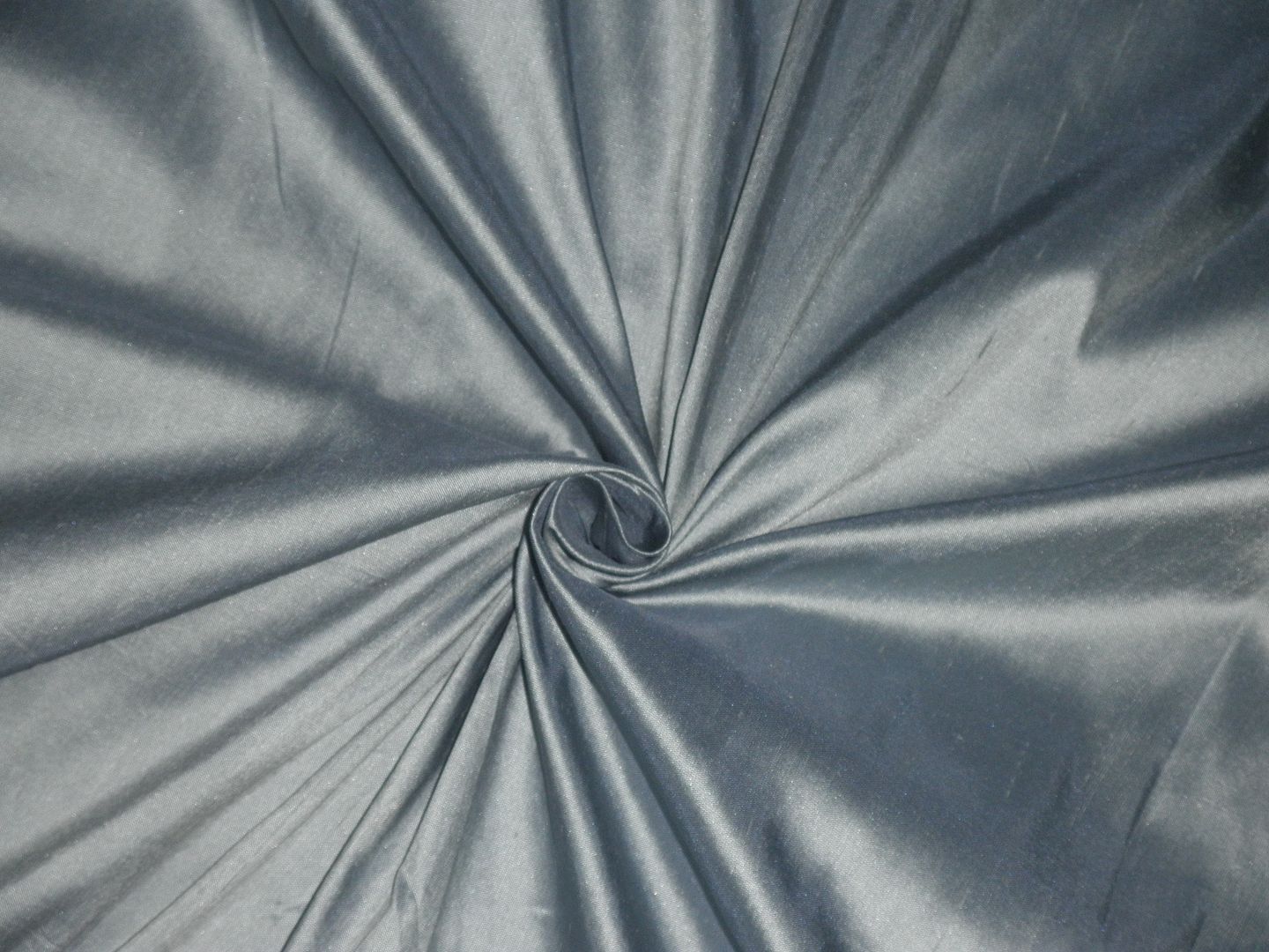 PURE SILK Dupioni FABRIC Dusty Blue STUNNING NEW COLLECTION