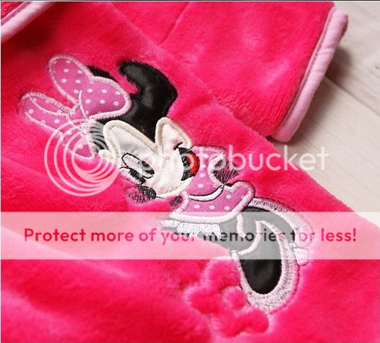 Soft Warm Baby Girl Kids Boys Nightwear Robe Sleepwear Homewear Swaddle Blankets Sleepsack Clothing Mickey Minnie Cartoon Pink Blue
                                                 