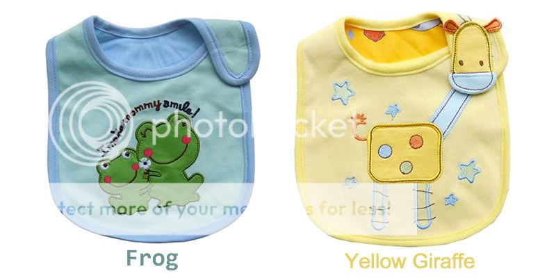 1pc Baby Kid Toddler Infant Cartoon Bib Waterproof Saliva Towel Feeding Boy Girl