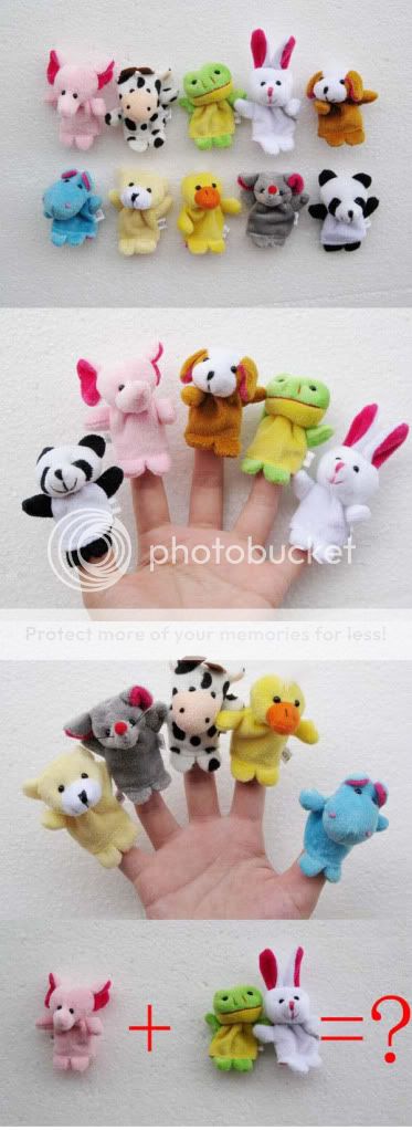   Finger Puppet Kids Finger Toys Plush Toys for Baby Girl Boy