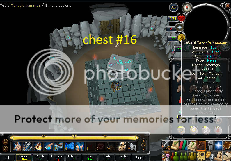 [RS3] 100 Barrows Chests, 1 Inventory. Single Achievements Zybez