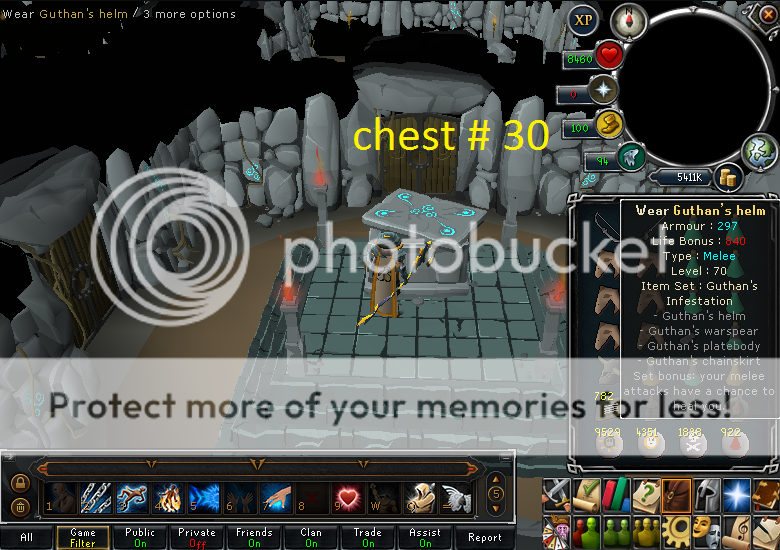 [RS3] 100 Barrows Chests, 1 Inventory. Single Achievements Zybez