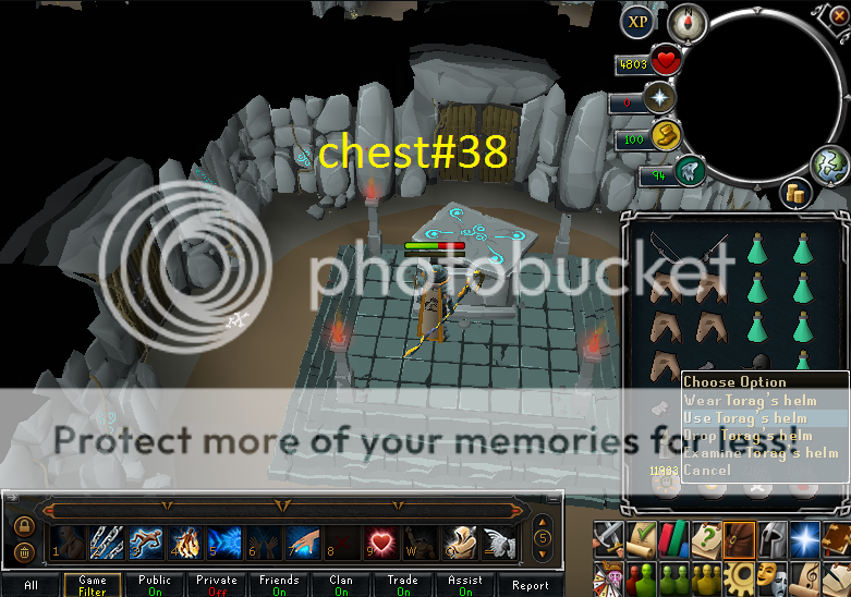 [RS3] 100 Barrows Chests, 1 Inventory. Single Achievements Zybez