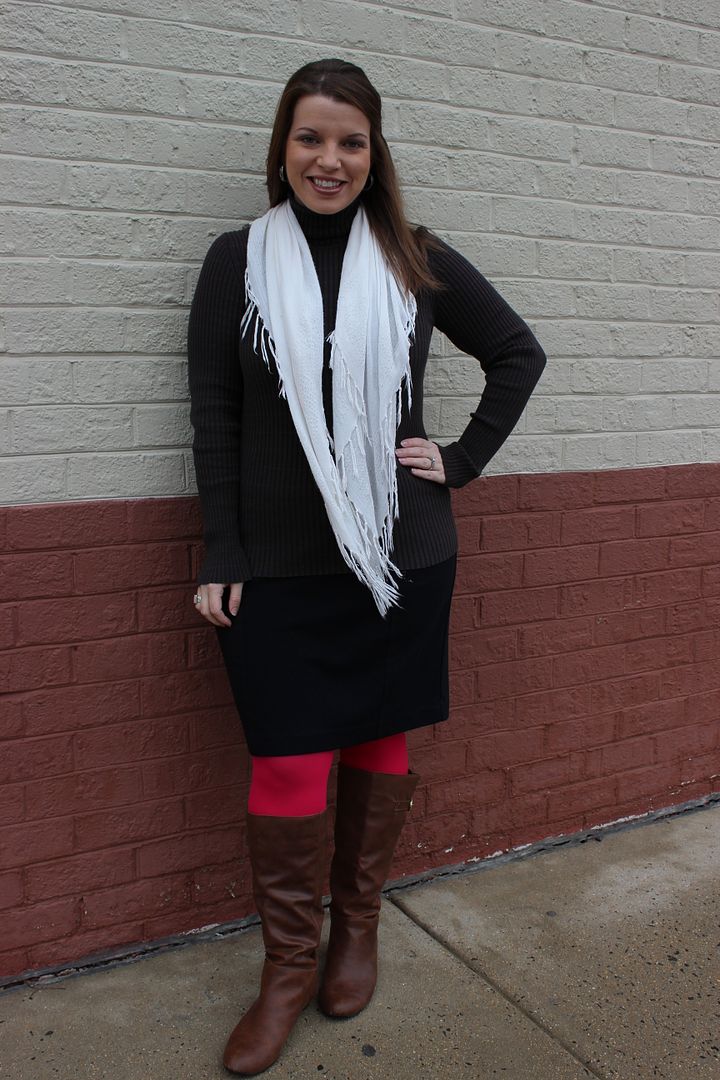 Wore: Colored Tights | Pursuit of Pink